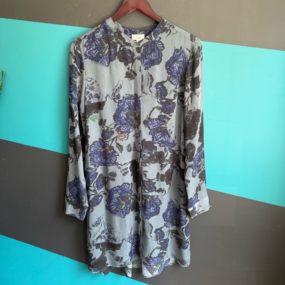 Wilfred Long Sleeve Sundress 100% silk Medium - Picture 3 of 14